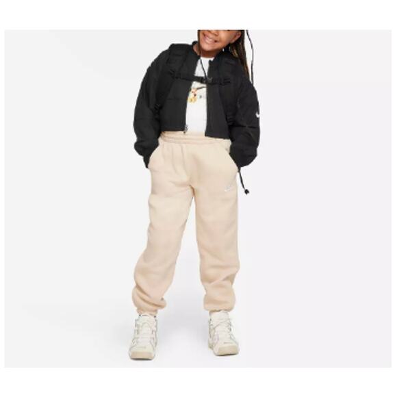 Nike Girls' Sportswear Club Fleece Oversized Joggers Size Small - Picture 1 of 10